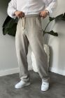 BayAygun 5070 Baggy Joger Keten Pantolon_Gri resmi