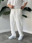 BayAygun 5113 Baggy Fitilli Kadife Pantolon_Beyaz resmi